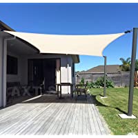 AXT SHADE Toldo Vela de Sombra Rectangular 2 x 3 m- protección Rayos UV y HDPE Transpirable para Patio- Exteriores…